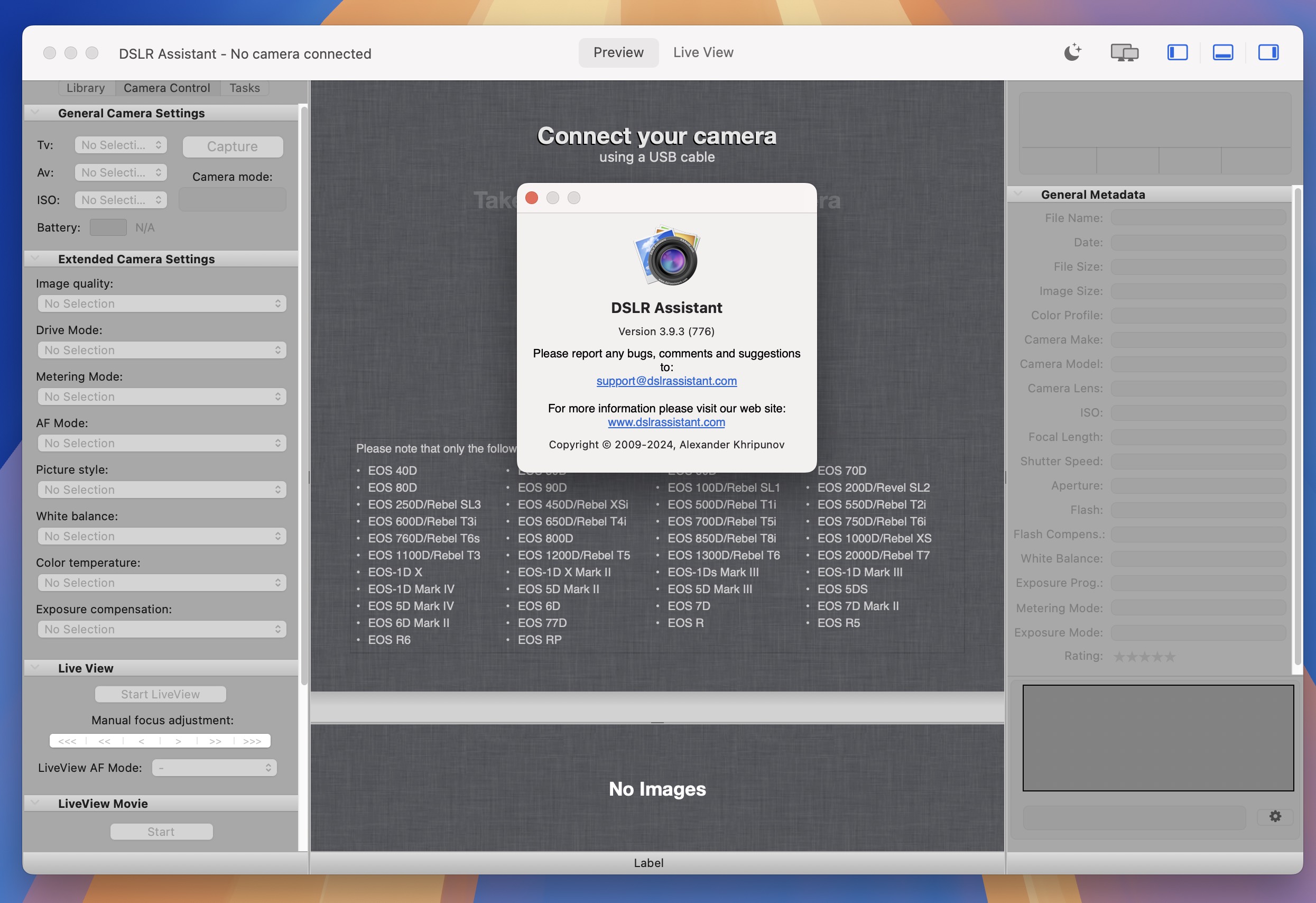 DSLR Assistant for Mac v3.9.3 相机控制应用程序 免激活下载-1