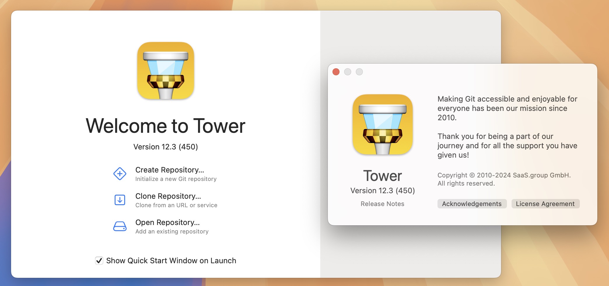 Tower PRO for Mac v12.3 强大的Git客户端 免激活下载-1