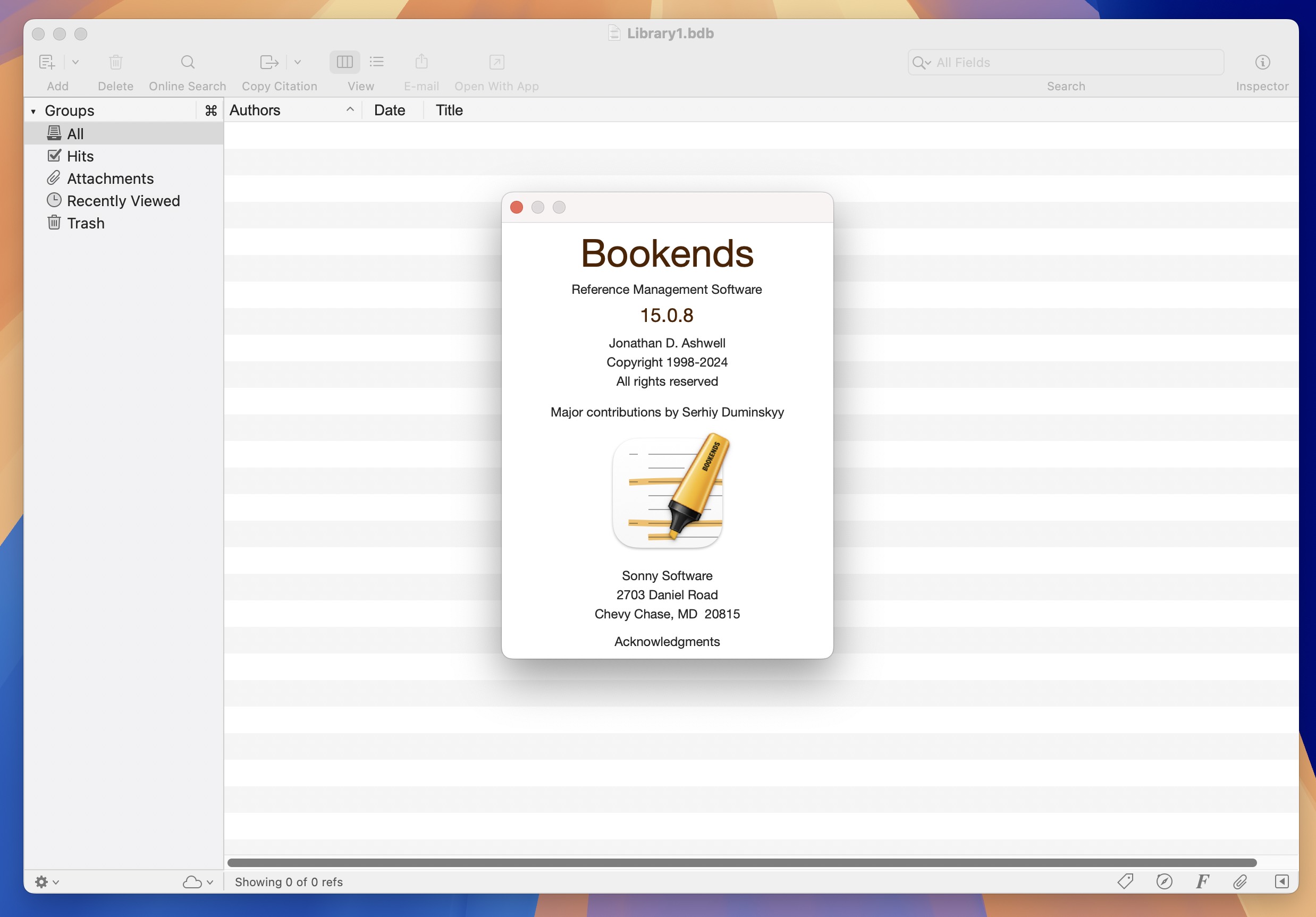 Bookends for Mac v15.0.8 文献书籍管理工具 免激活下载-1