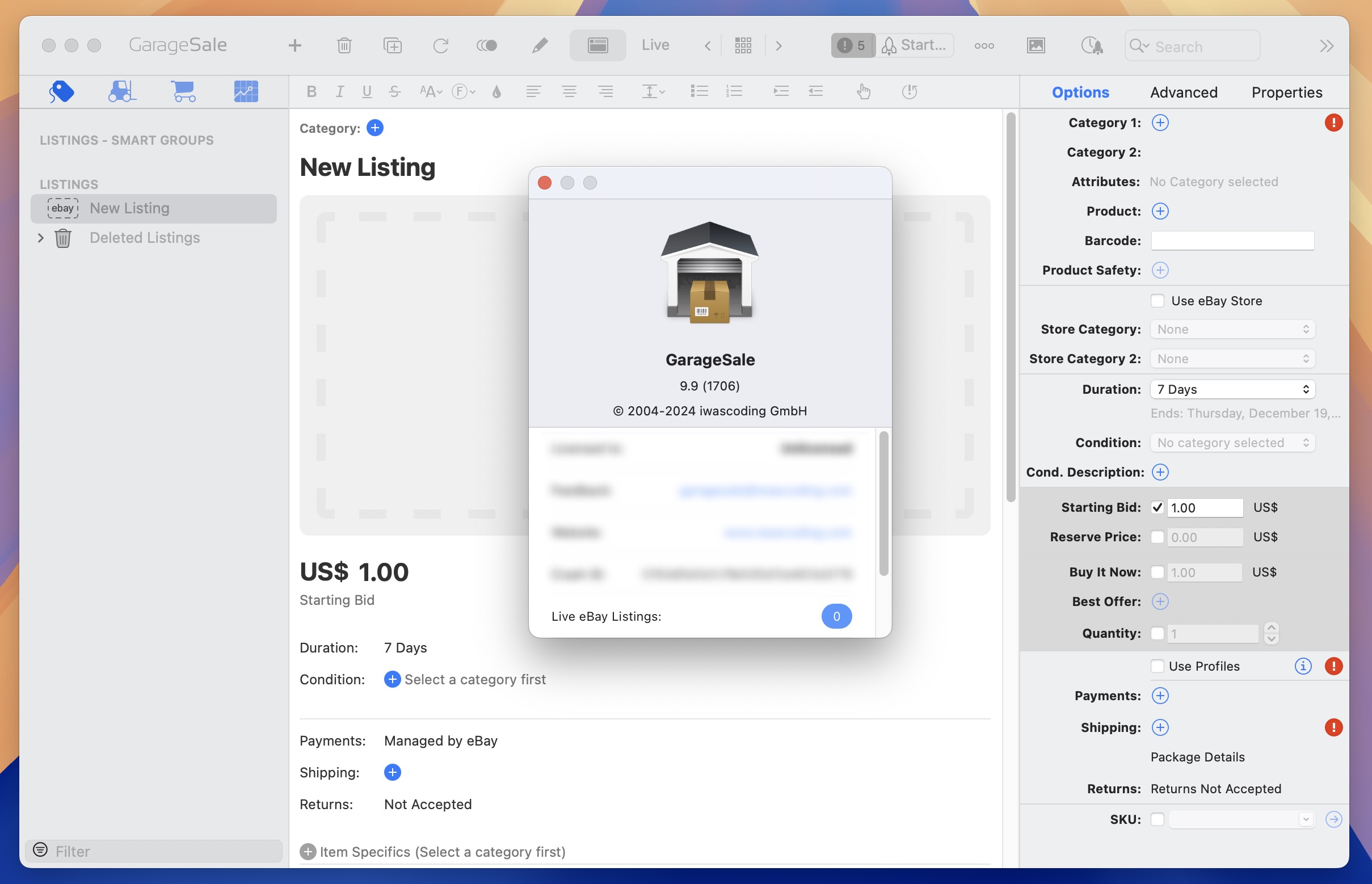 GarageSale for Mac v9.9.0 maceBay在线拍卖客户端 免激活下载-1