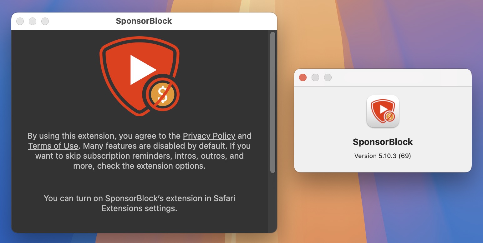 SponsorBlock for Mac v5.10.3 跳过youtube赞助商广告 免激活下载-1