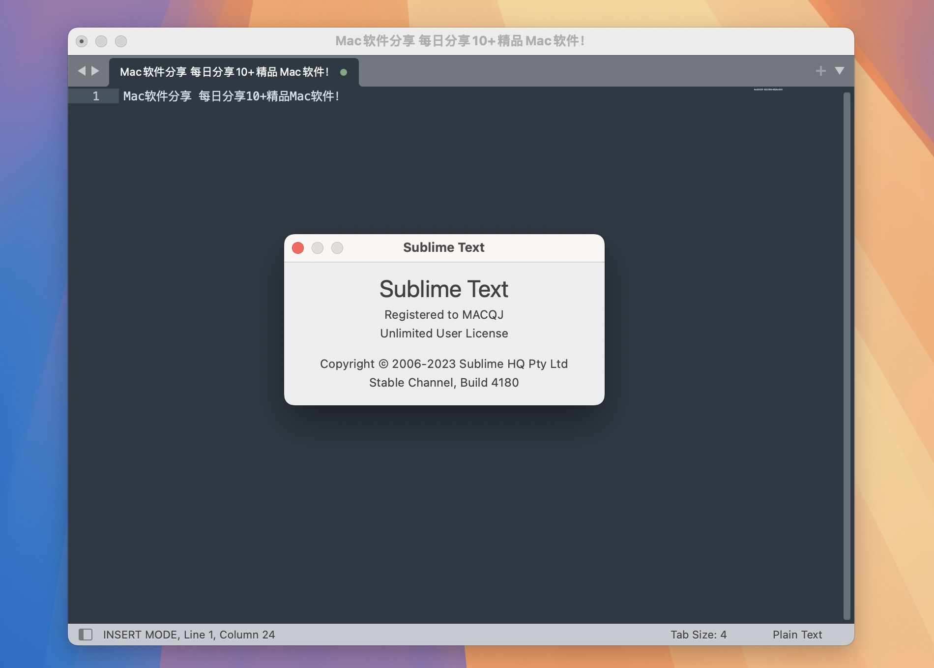 sublime text for Mac v4.0.4180 代码编辑器 免激活下载-1