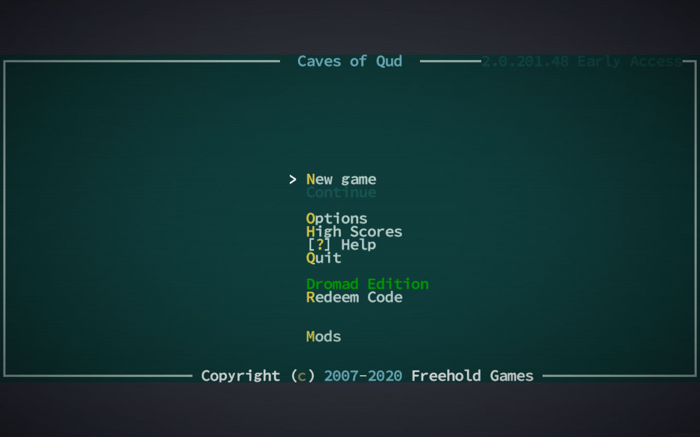 卡德洞窟 Caves of Qud for Mac v2.0.206.73 英文原生版-1