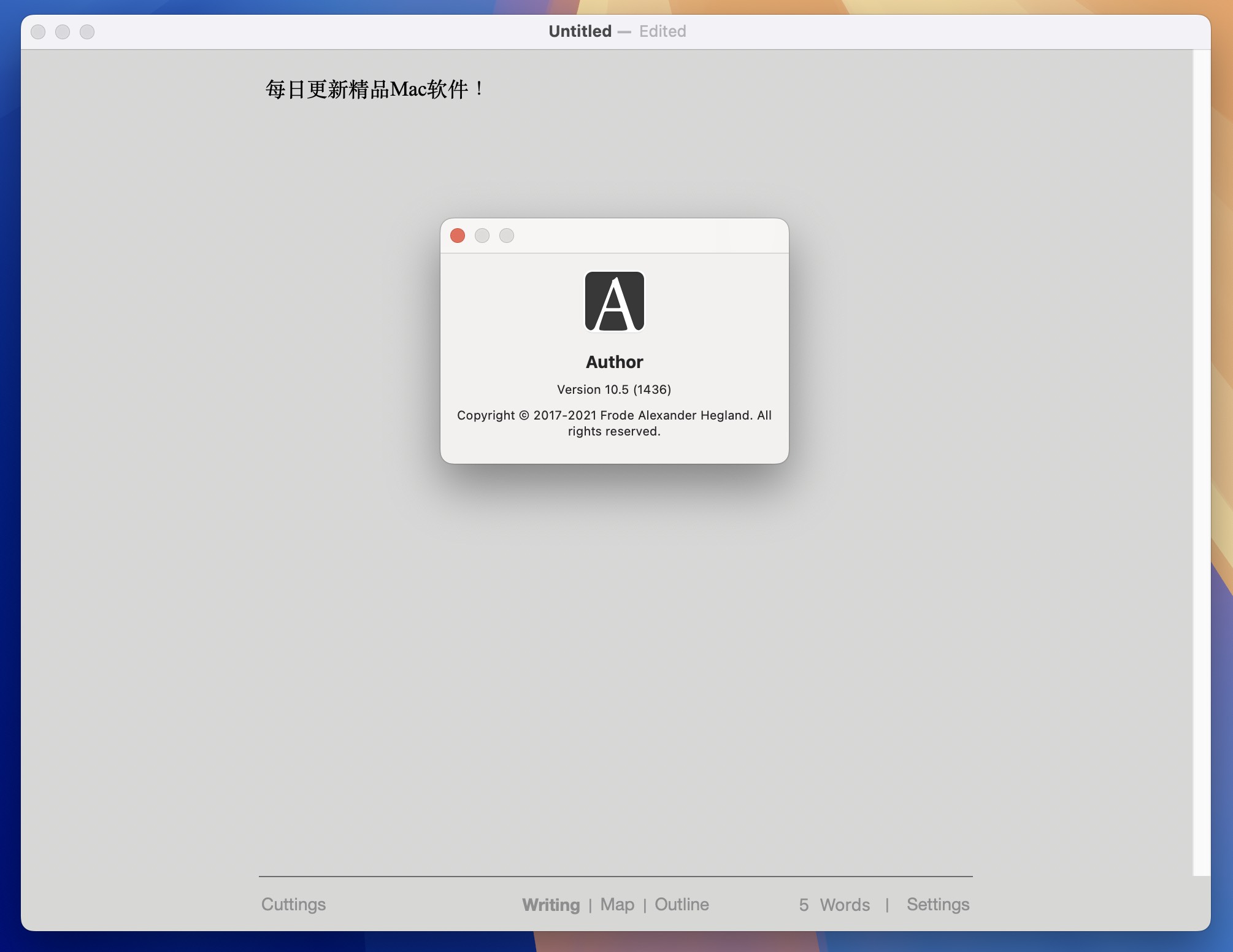 Author for Mac v10.5 文档编辑工具 免激活下载-1