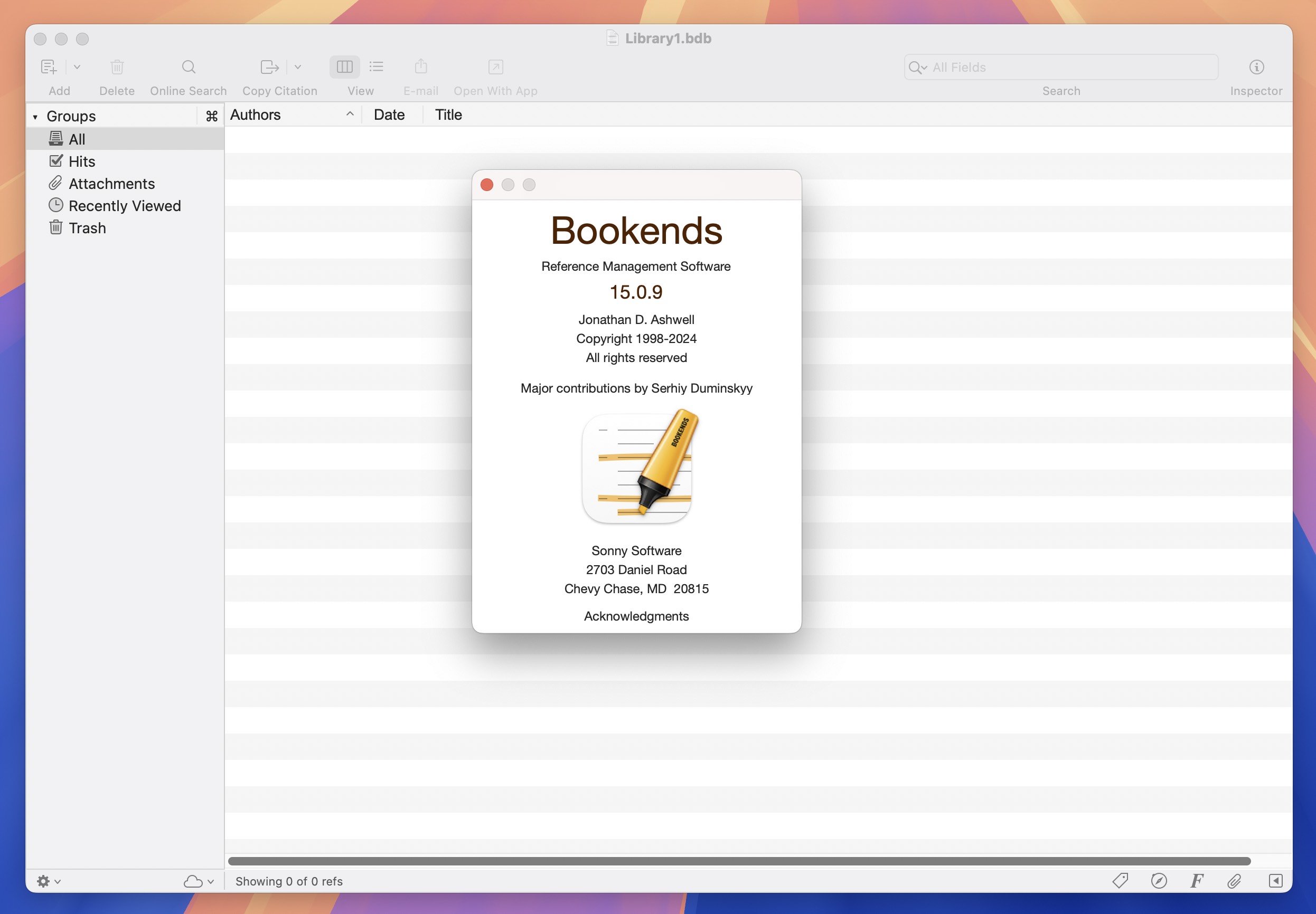 Bookends for Mac v15.0.9 文献书籍管理工具 免激活下载-1