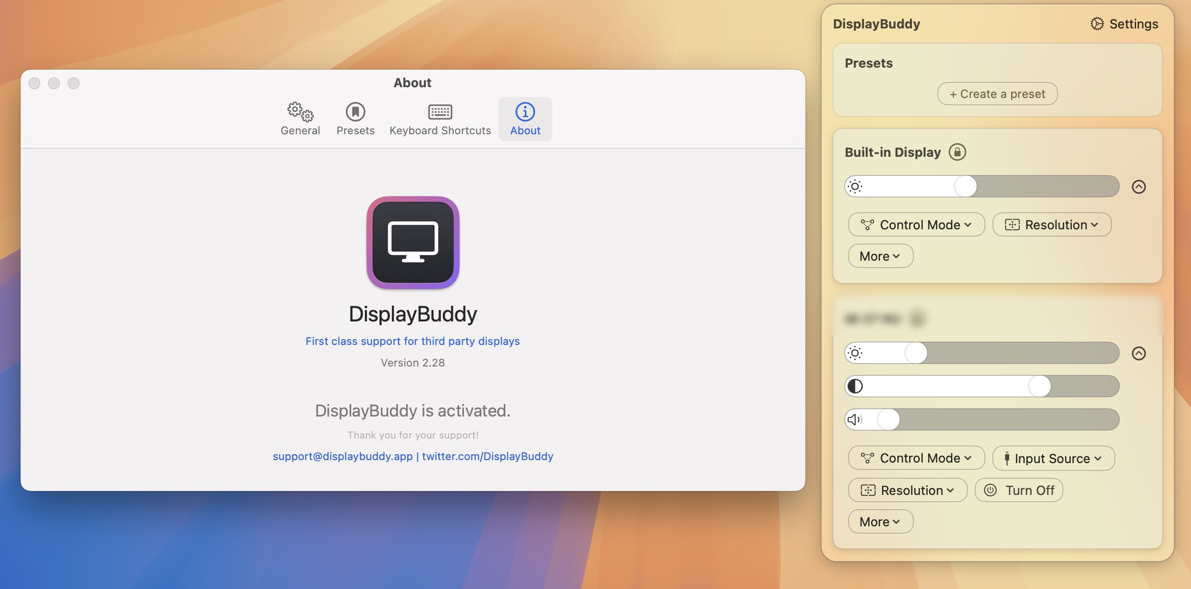 DisplayBuddy for Mac v2.28 外接显示器亮度控制工具 免激活下载-1