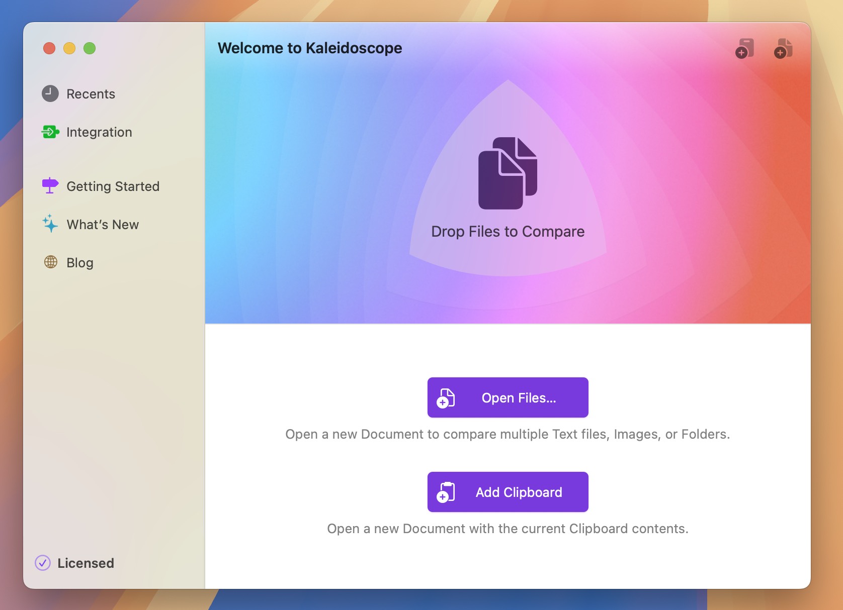 Kaleidoscope for Mac v5.1.2 图片和文本差异比较工具 免激活下载-1