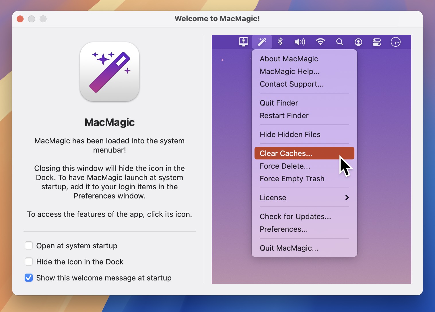 MacMagic for Mac v1.2.6 系统垃圾清理软件 免激活下载-1