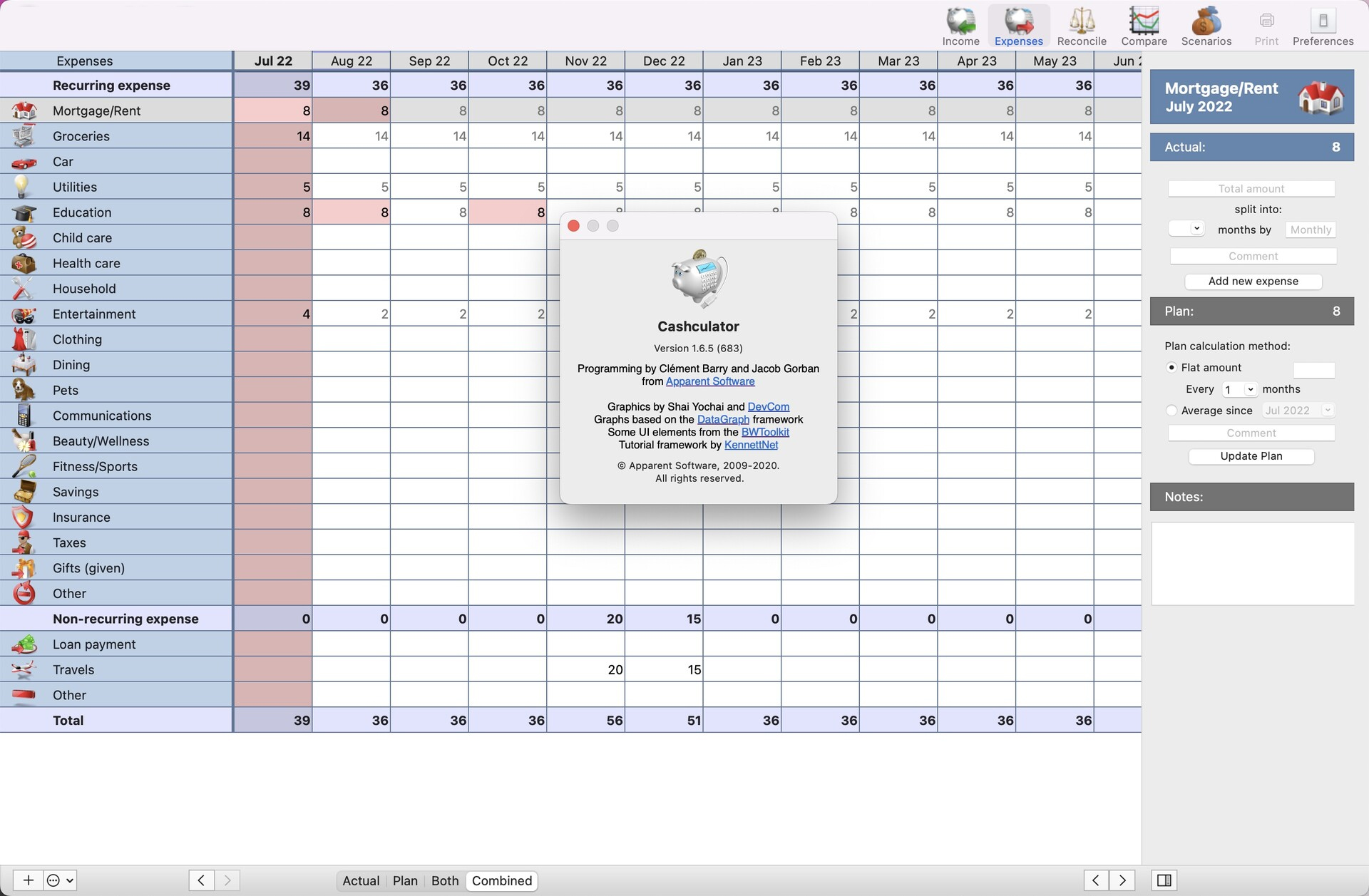 Cashculator for Mac v1.6.5 个人财务管理应用程序 免激活下载-1