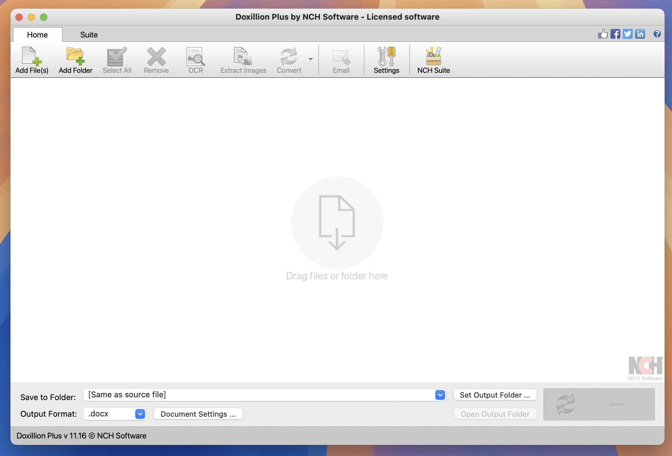 NCH Doxillion Document Converter Plus for Mac v11.16 格式文档转换工具 免激活下载-1