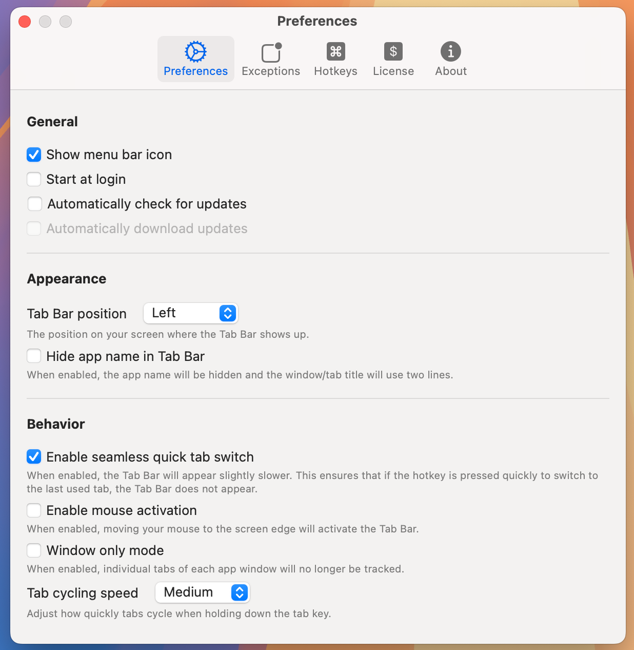 TabTab for Mac v1.3.4 窗口标签化管理工具 免激活下载-1