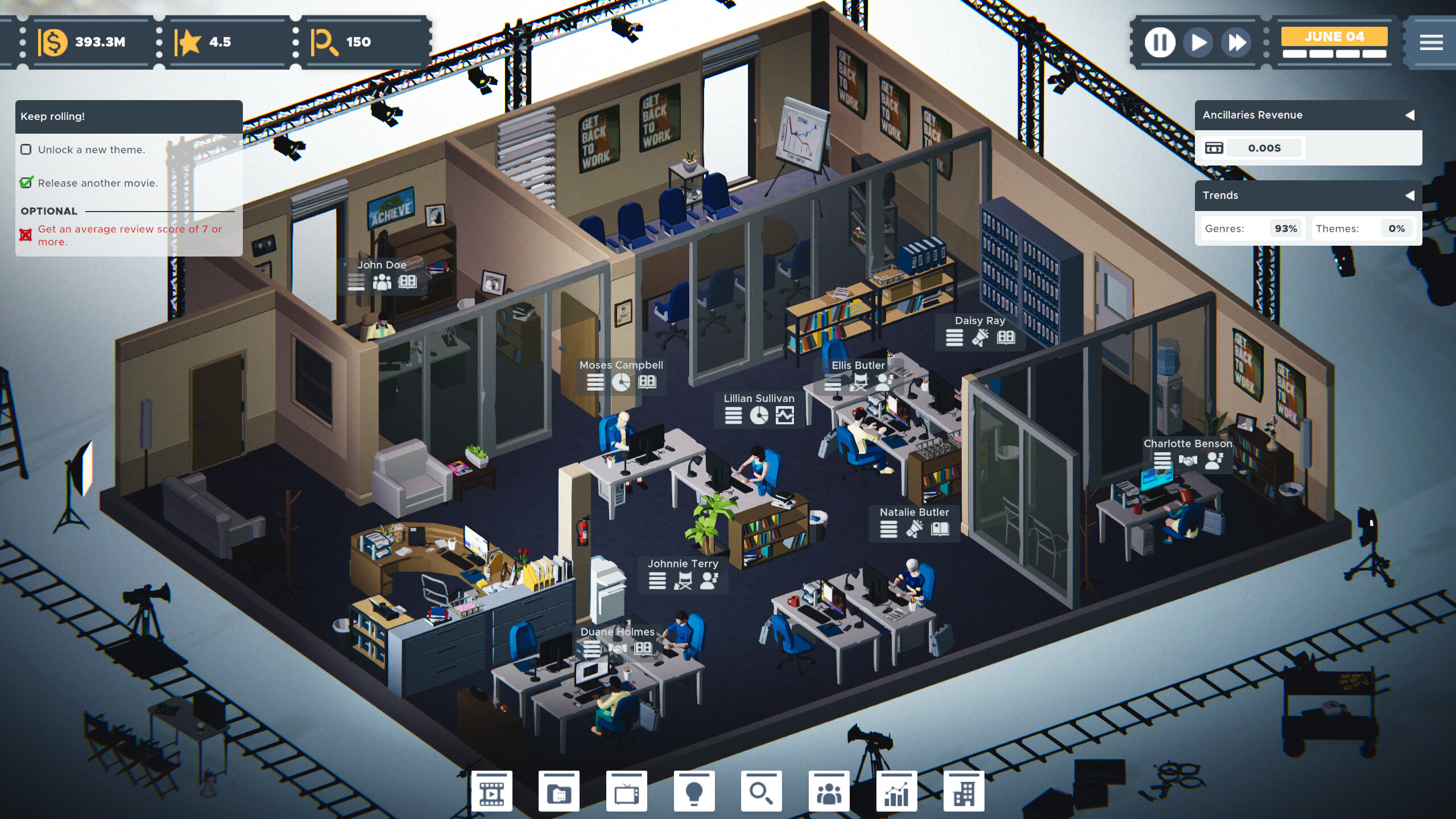 制片合伙人 The Executive - Movie Industry Tycoon for Mac v1.3.0 中文原生版-1