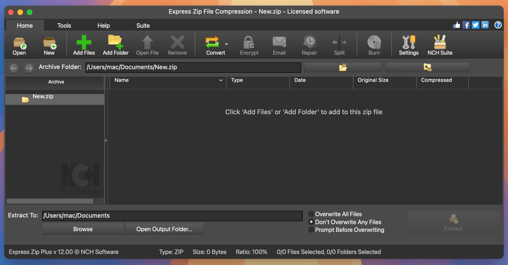 NCH Express Zip Plus for Mac v12.00 专业解压缩工具 免激活下载-1