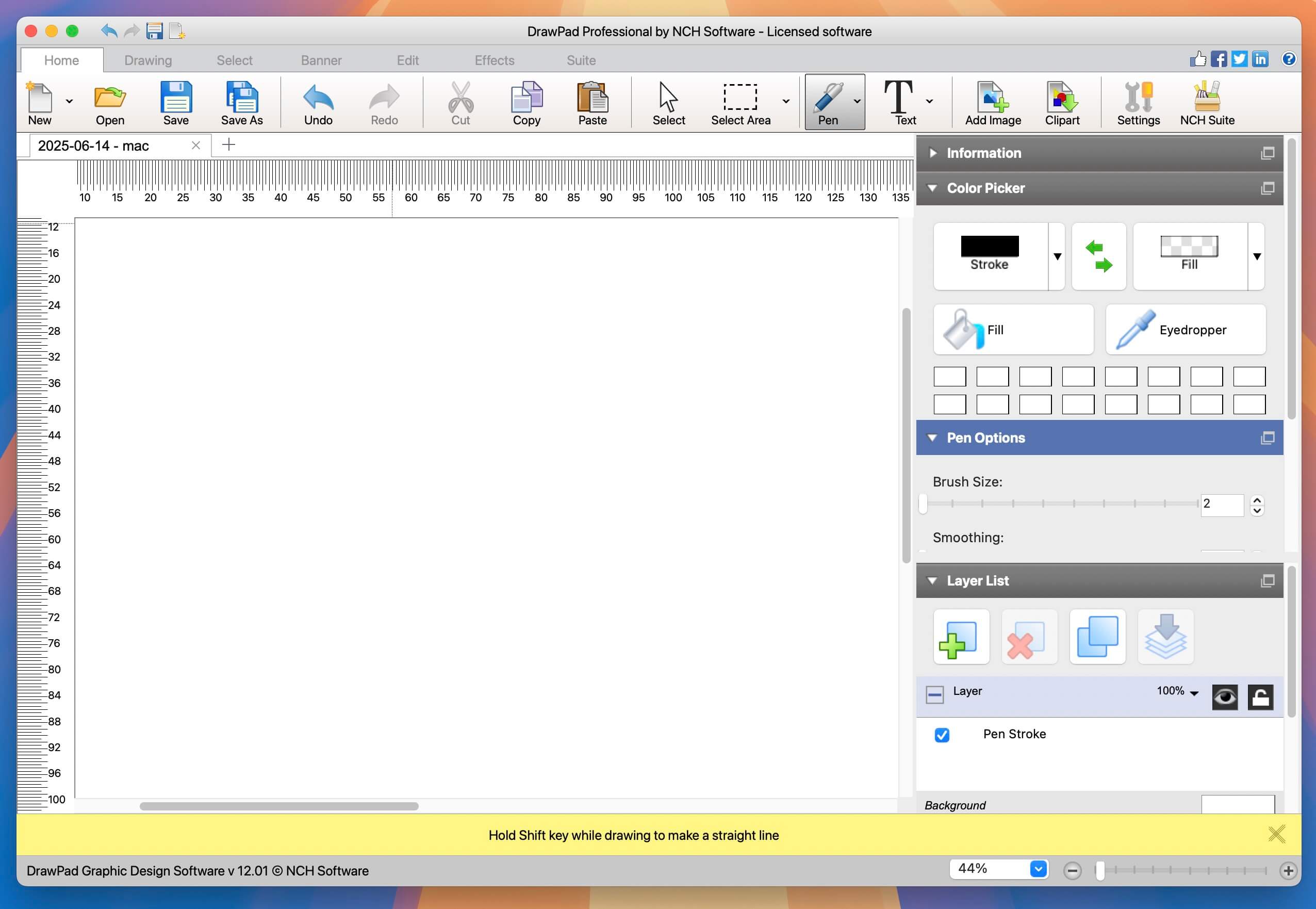 NCH DrawPad Pro for Mac v12.01 功能强大的图像编辑处理软件 免激活下载-1