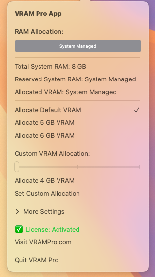 VRAM Pro for Mac v2.1.3 专业显存监控与GPU性能管理工具 免激活下载-1