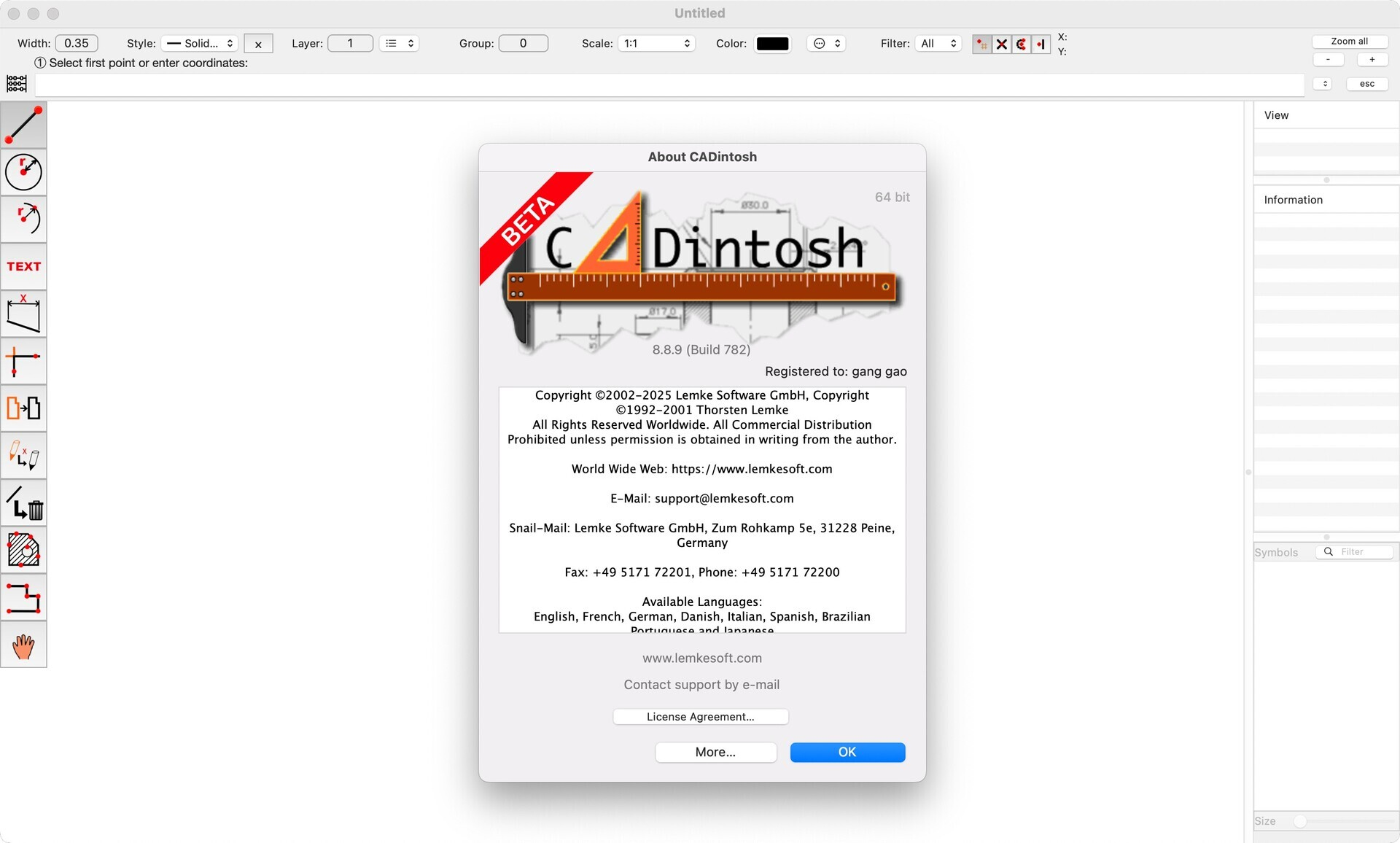 CADintosh X for Mac v8.8.9.782 CAD制图软件 免激活下载-1