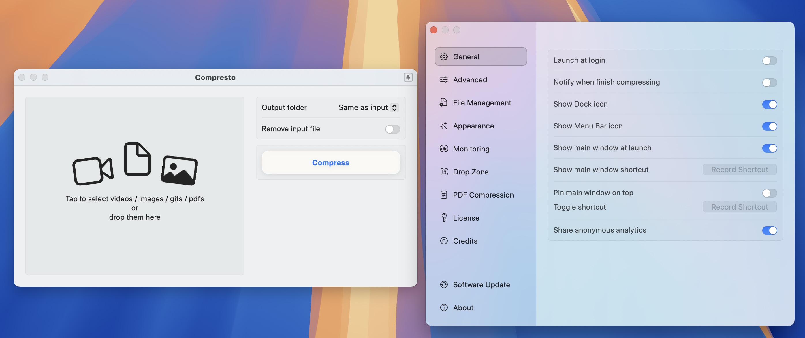 Compresto for Mac v1.21 视频和图像压缩软件 免激活下载-1