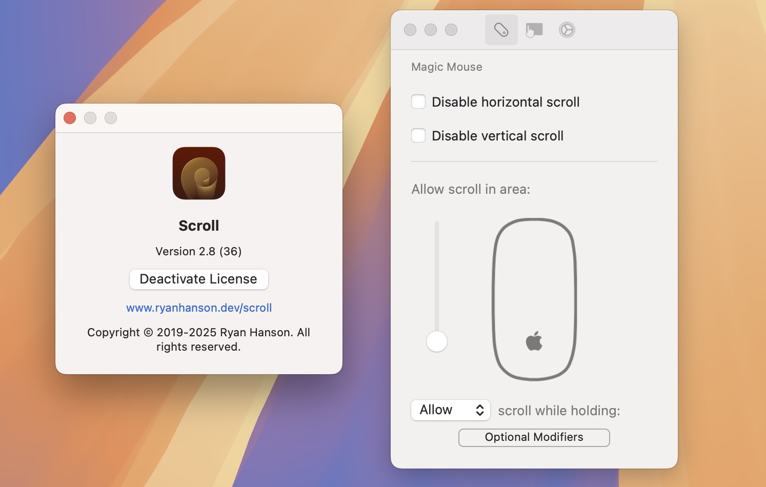 Scroll for Mac v2.8 鼠标平滑滚动优化工具 免激活下载-1
