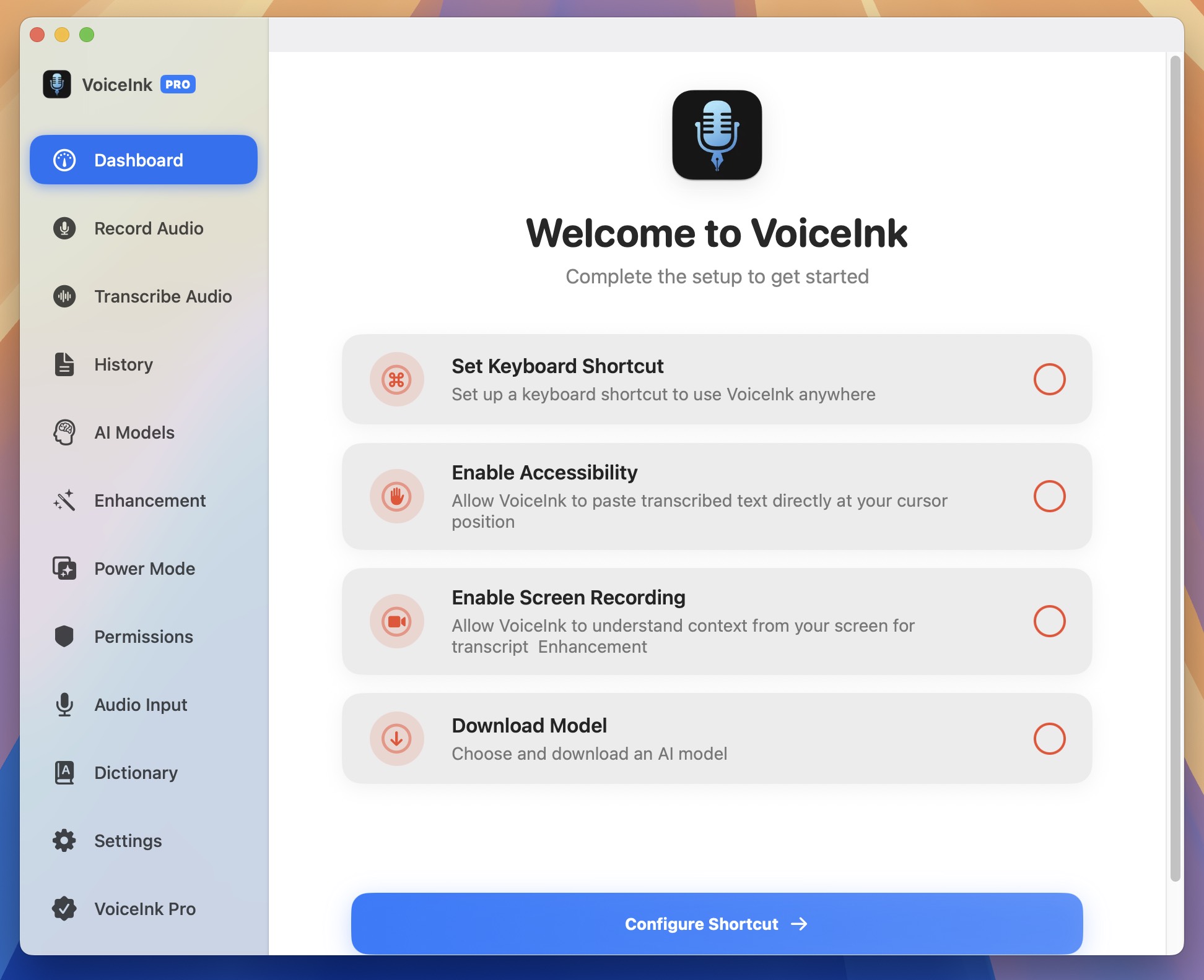 VoiceInk for Mac v1.31 音频语音转文字工具 免激活下载-1
