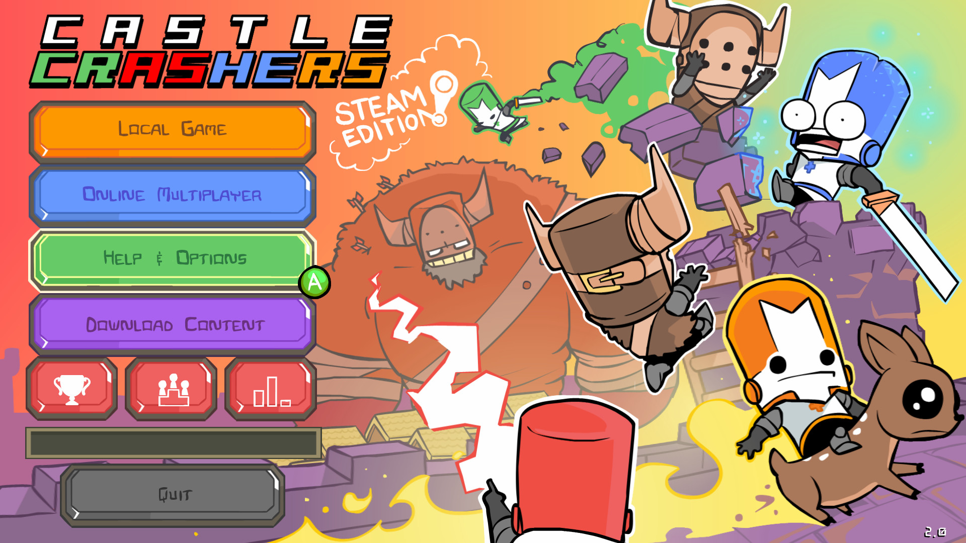 城堡破坏者 Castle Crashers for Mac v2.9 中文原生版-1