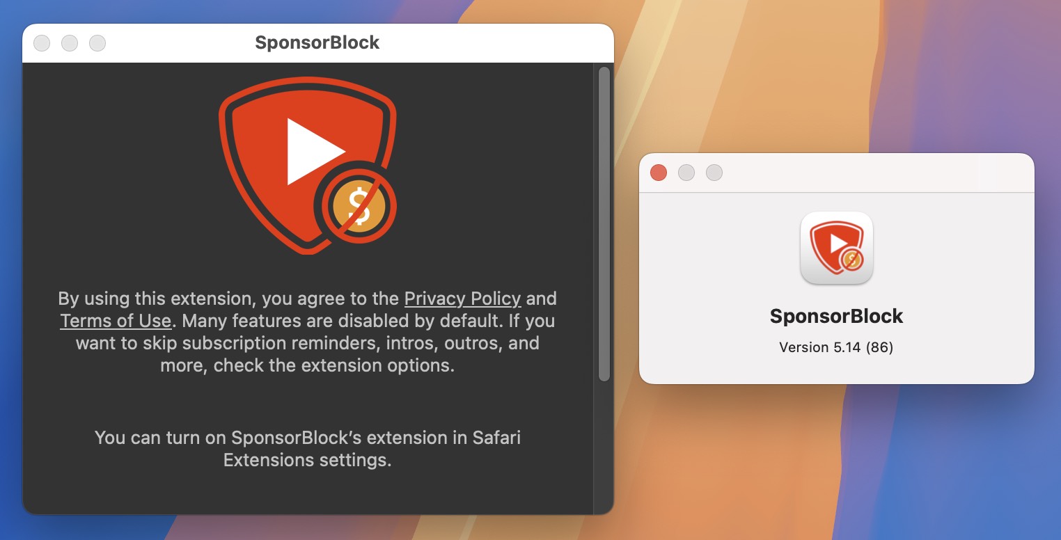 SponsorBlock for Mac v5.14.0 跳过youtube赞助商广告 免激活下载-1