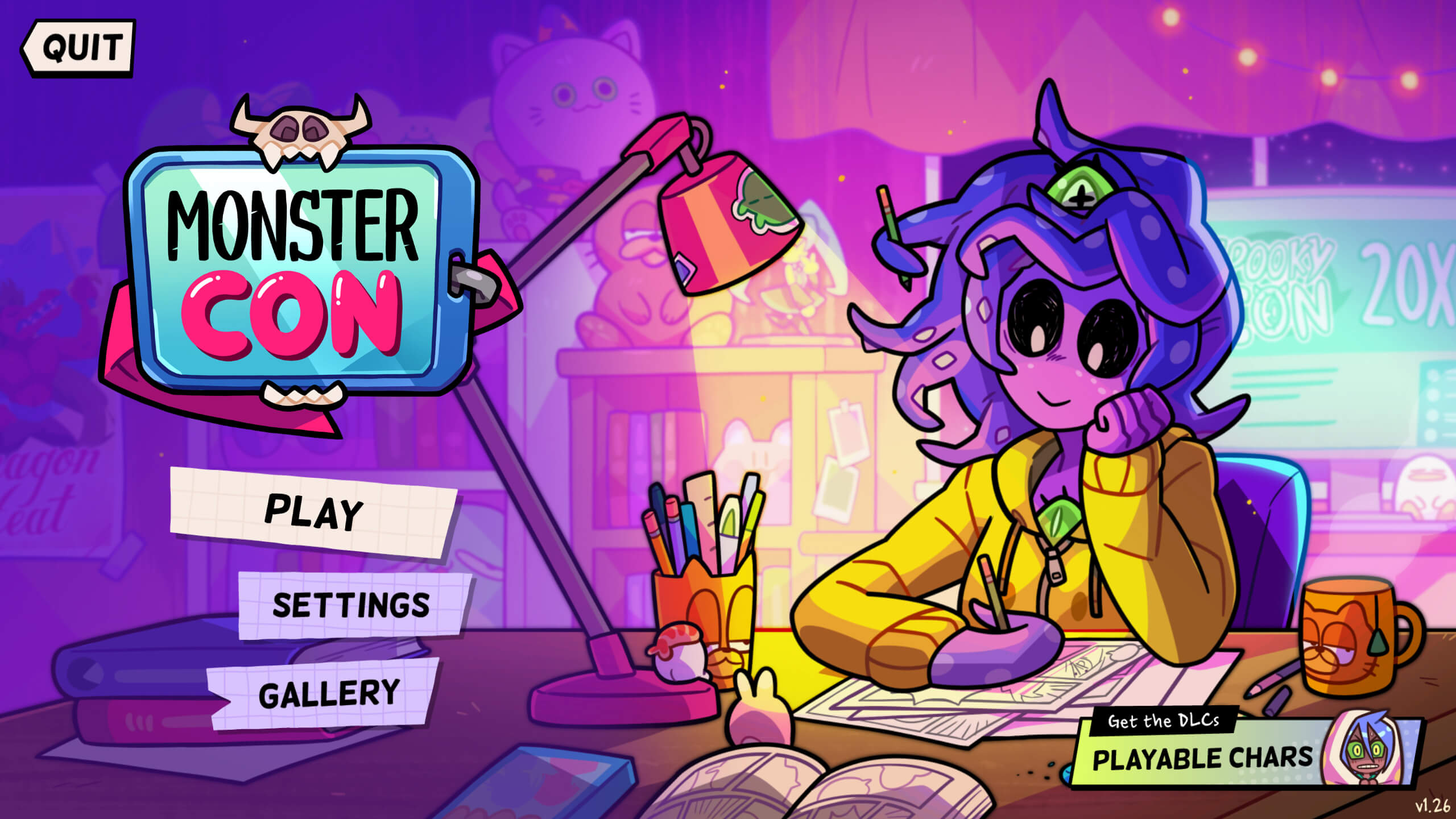 魔物学园4：魔物庆典 Monster Prom 4: Monster Con for Mac v1.24.b 英文原生版-1