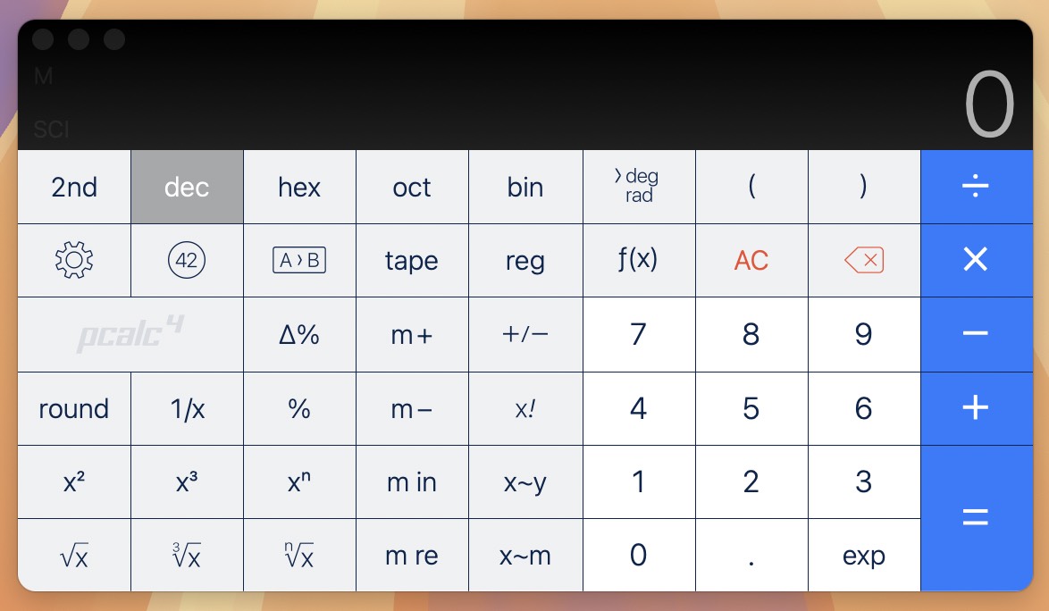 PCalc for Mac v4.10.8 万能计算器 免激活下载-1
