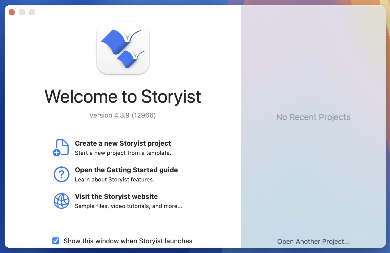 Storyist for Mac v4.3.9 Mac小说编辑软件 免激活下载-1